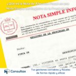 ¿Qué es la Nota de Afección Fiscal en una Nota Simple del Registro de la Propiedad?