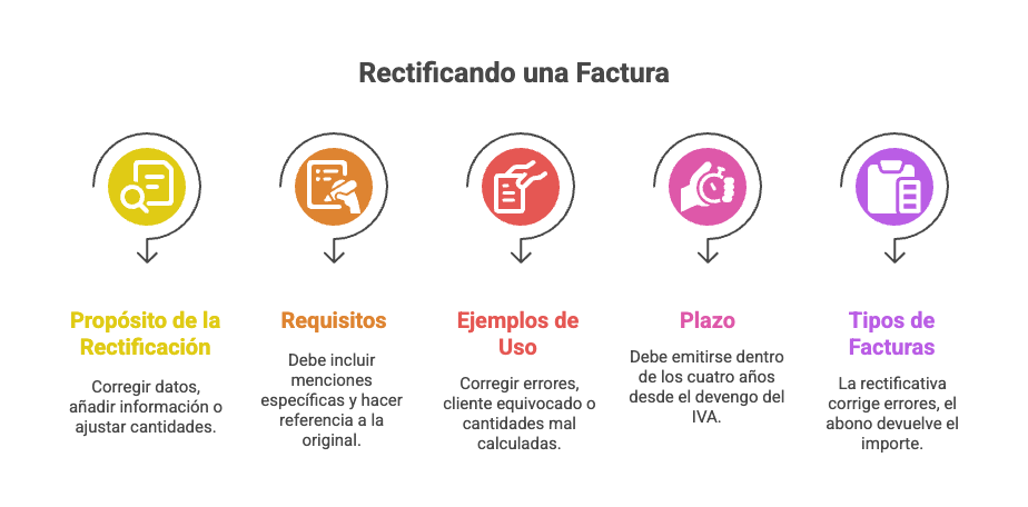 Factura rectificativa_ qué es y cuándo usarla