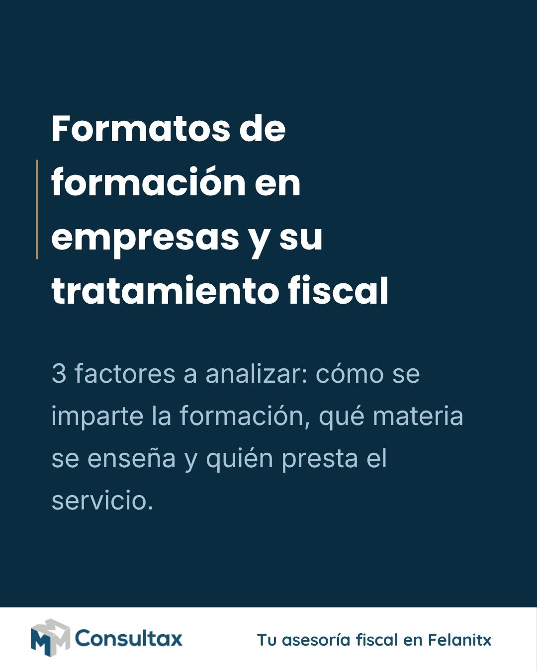 Formatos de formación en empresas y su tratamiento fiscal