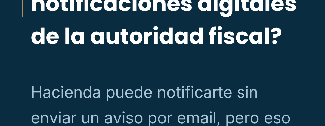 Cómo gestionar las notificaciones de Hacienda