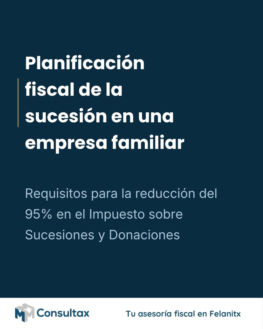 Planificación fiscal de la sucesión en una empresa familiar