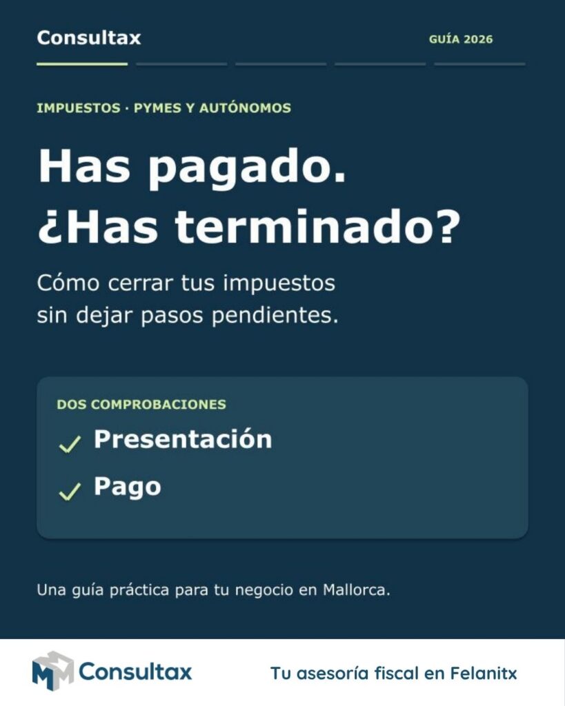 Cómo pagar impuestos a Hacienda en 2026 | Consultax